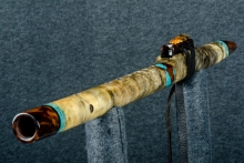 Buckeye Burl Native American Flute, Minor, High D-5, #P16Ga (6)